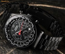Ceas Chronograph  DETOMASO  FIRENZE Black , bratara metalica , data , 10 ATM foto