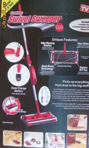 Matura electrica rotativa/ Swivel Sweeper G6 cu 2 acumulatori!!!