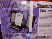 SPEAKERS AND DOCK FOR iPOD