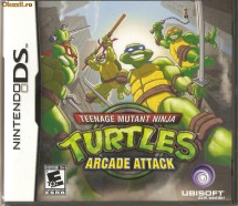 JOC NINTENDO DS TEENAGE MUTANT NINJA TURTLES ARCADE ATTACK SIGILAT ORIGINAL (Transport gratuit la plata in avans)