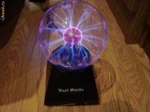Glob de sticla cu camp electric......efect vizual deosebit foto
