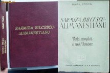 Mihail Stoica , Sarmiza Bilcescu Alimanestianu , viata exemplara a unei romance , Cartea Romaneasca Bucuresti , interbelica , prima editie foto