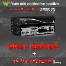 Dreambox DM500S DM 500 DM500 All Black *Super Oferta!! + Sharing 30 zile GRATUITE!!!