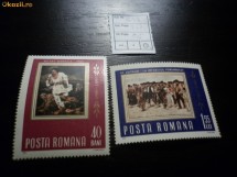 Romania LP 648 , 60 de ani de la rascoala taranilor 1967 , cal a II a , MNH/** foto