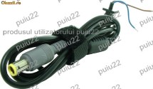 Cablu alimentare laptop 11x8x5,5mm, cu ax interior-fir ptr. cositorire-8278 foto