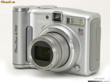 Aparat Foto Digital semi-profesional Canon PowerShot A700 Pachet Full + 3 Accesorii Cadou ! Accept si schimburi ! - cel mai mic pret garantat