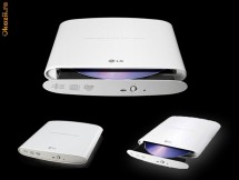 DVD/CD writer extern LG GP08 alb-lucios, pret foarte bun + bonus un mouse-pad! foto