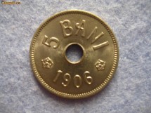 5 BANI 1906 J, LUCIU DE BATERE !
