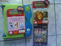 Sistem Leapfrog Leappad +3 carti care VORBESC IN LIMBA ENGLEZA foto
