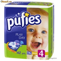 Scutece Pufies MAXI marimea 4 (42 bucati) foto