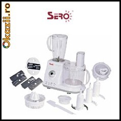 Robot de bucatarie multifunctional 700W SERO SFP 02 - Folosit o singura data. (Sero este o marca Zass) photo Robot de bucatarie multifunctional 700W SERO SFP 02 - Folosit o singura data. (Sero este o marca Zass)