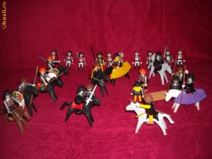 Playmobil - Soldati, cavaleri, luptatori medievali - mai 2012 foto