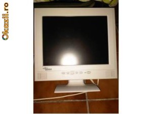 Monitor LCD 15 Fujitsu Siemens cu boxe incorporate foto