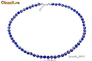 Colier Argint cu Evil Eye (4T138) foto