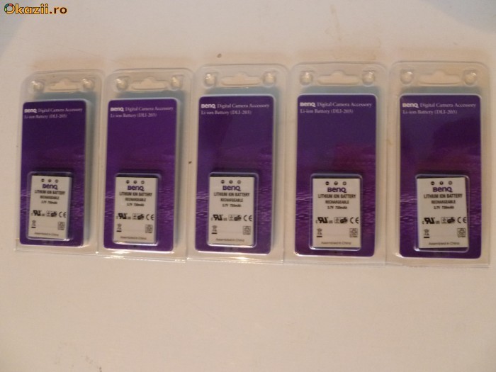 Baterie (Acumulator) BenQ DLI-203 original, NOU foto mare