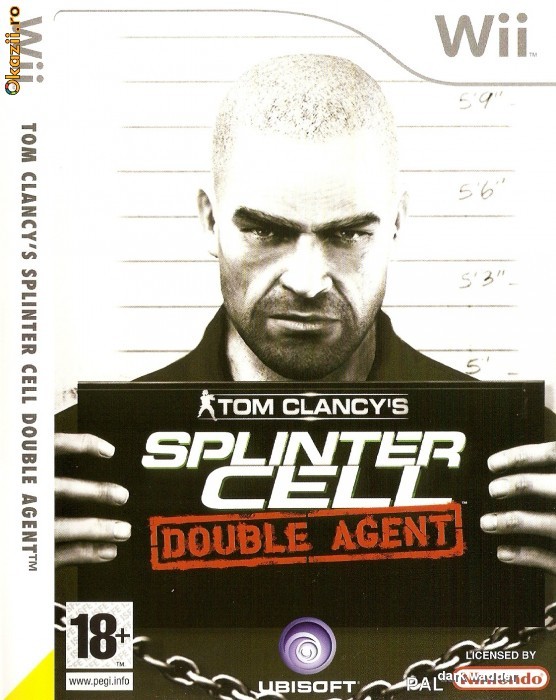 JOC WII TOM CLANCY'S SPLINTER CELL DOUBLE AGENT ORIG M PAL foto mare