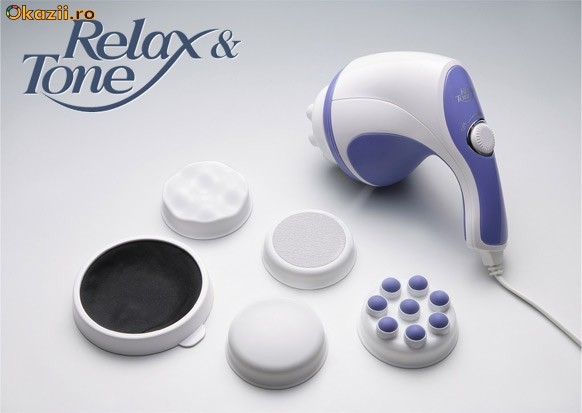 Relax &amp;amp; Tone aparat masaj 5 capete. Vazut la TV. foto mare
