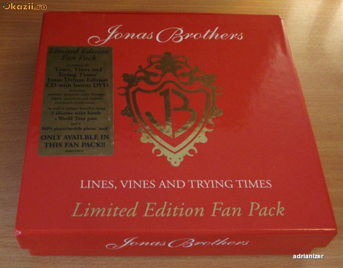 Jonas Brothers - Lines Vines And Trying Times *RARITATE* foto mare