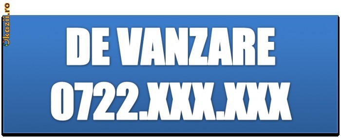 STIKER DE VAZARE, ANUNT DE VANZARE, STIKER NUMAR TELEFON foto mare
