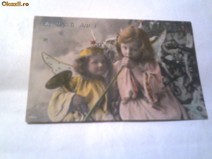 Carte postala - Ingerasi     Circulata 8 ian.1908 foto mare
