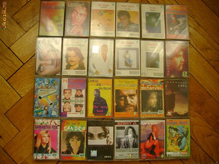 Colectie casete audio diversi artisti rock pop jazz country prog foto mare