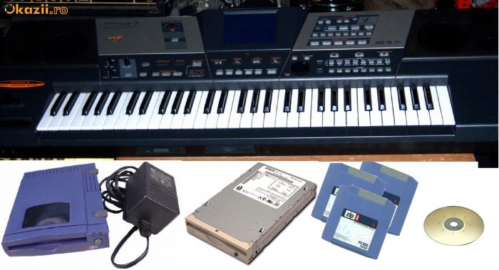 Roland VA7 version2, Zip drive, diskete, husa foto mare