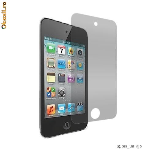 Folie Transparenta Protectie Display iPod Touch Generatia 4 4G foto mare