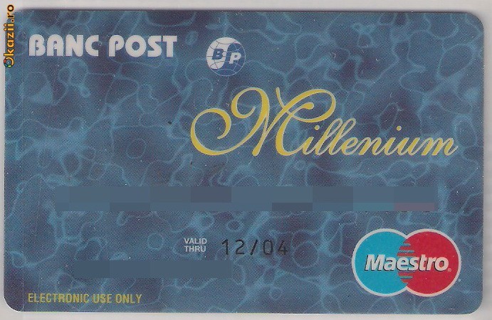 Banc Post - Card pentru colectie foto mare