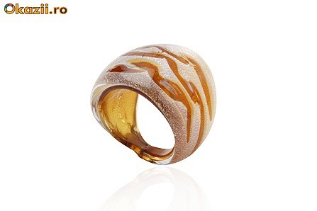 Inel din sticla diametru 16 mm - cod 352 foto mare