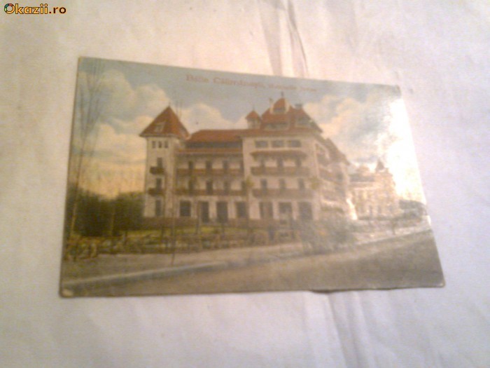 C.P.Baile Calimanesti , Hotelurile Jantea    ~ Circulata 1914 ~ foto mare