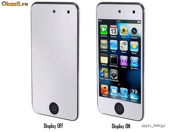 Folie Oglinda Mirror Screen Protectie Display iPod Touch 4 4G foto mare