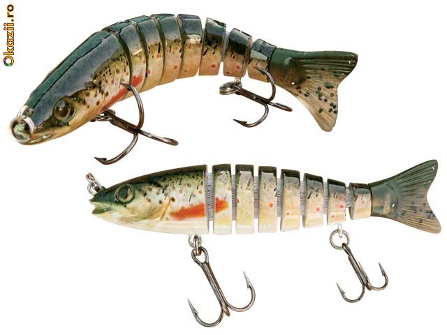 Voblere Multi-section Trout 90mm foto mare