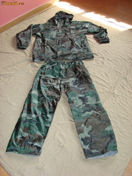 COSTUM PESCUIT / VANATOARE  CAMUFLAJ:::IMPERMEABIL foto mare