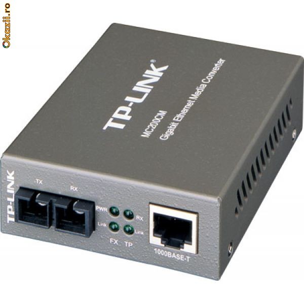 Media Convertor Gigabit TP-Link MC200CM foto mare