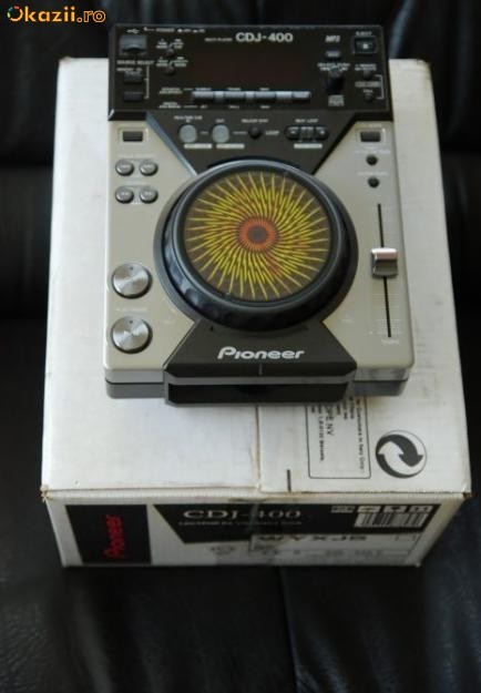 CD PLAYER PIONEER CDJ400,STARE NOUA foto mare