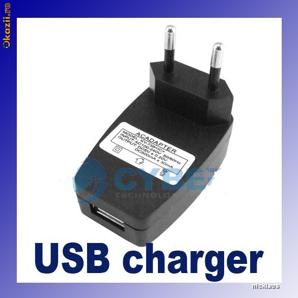 Alimentator 220v iesire USB foto mare