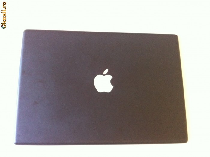 Apple macbook display back case negru foto mare