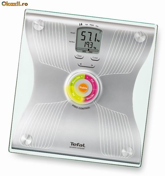 Cantar Tefal Bodysignal BM 8022 foto mare