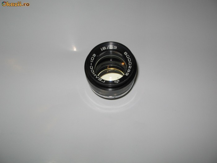 VAND OBIECTIV HELIOS -103  1,8/53,MONTURA KIEV foto mare