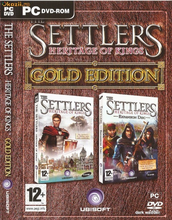 JOC PC THE SETTLERS HERITAGE OF KINGS GOLD EDITION ORIGINAL foto mare