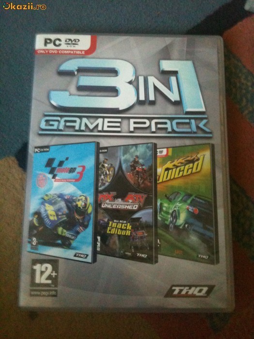 [Game Minimarket] - Juiced + MX vs ATV Unleashed + Moto GP 3 (PC) (SH) foto mare