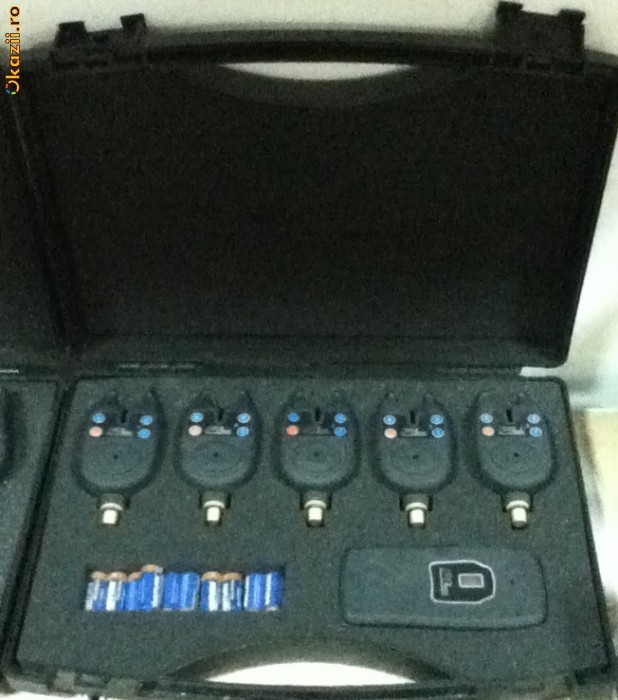 Set 5 senzori + statie ideal pentru pescuit la crap FL foto mare