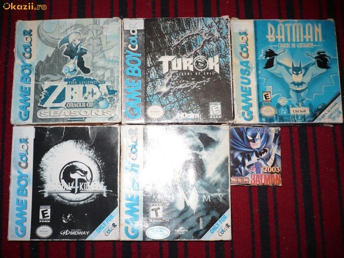 Casete Nintendo Game Boy Color foto mare