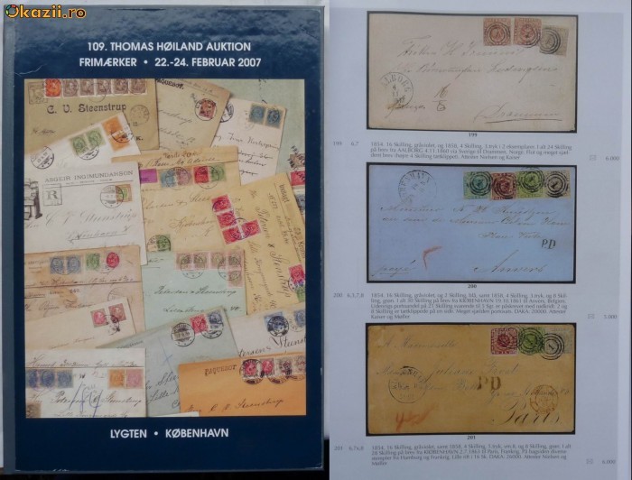 Catalog de licitatie filatelic olandez , de lux foto mare