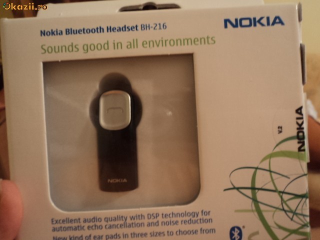 casca bluetooth noua Nokia foto mare