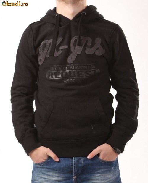 Hanorac Jack and Jones Snow Black [Cod: TZHJ009] foto mare