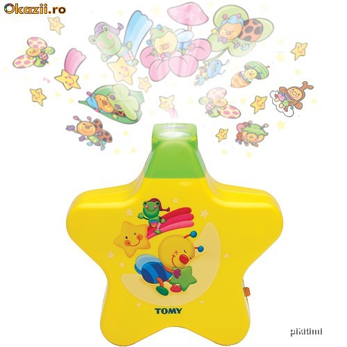 Proiector Steluta vise placute galben marca Tomy foto mare