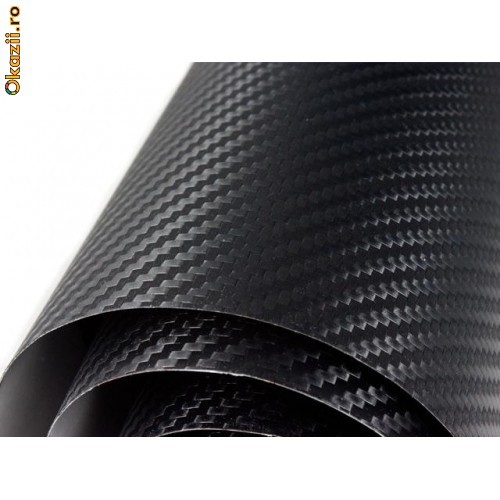 FOLIE CARBON 3D TEXTURAT foto mare