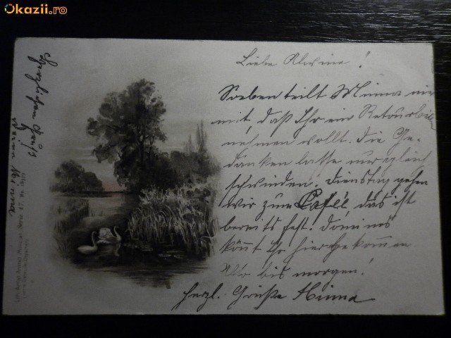 Germania Reich , Carte postala din 1900 foto mare
