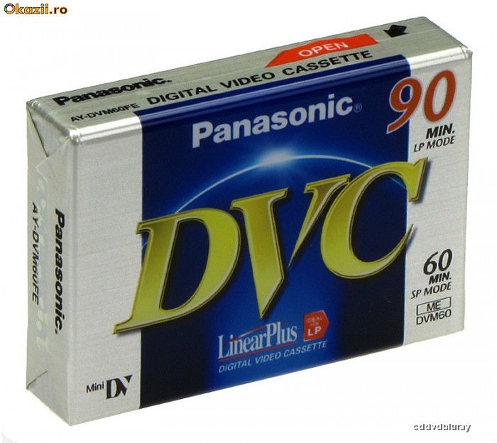 Caseta video Panasonic MiniDV 60 min foto mare
